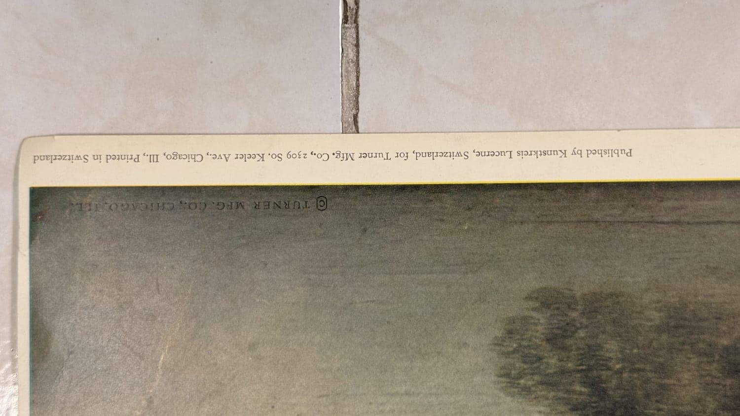 Detalle de firma — Paisaje según Turner