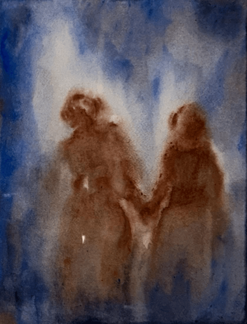 Retratos sobre el agua III — Dos figuras — Christoph Cassidy