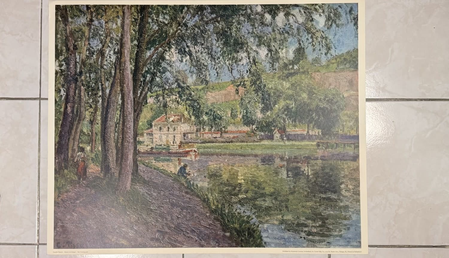 Chemin de Halage (El camino de sirga) - reproduccion — Camille Pissarro (reproduccion)